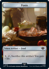 Food (10) // Human Soldier (01) Double-Sided Token [The Lord of the Rings: Tales of Middle-Earth Tokens] | Card Citadel