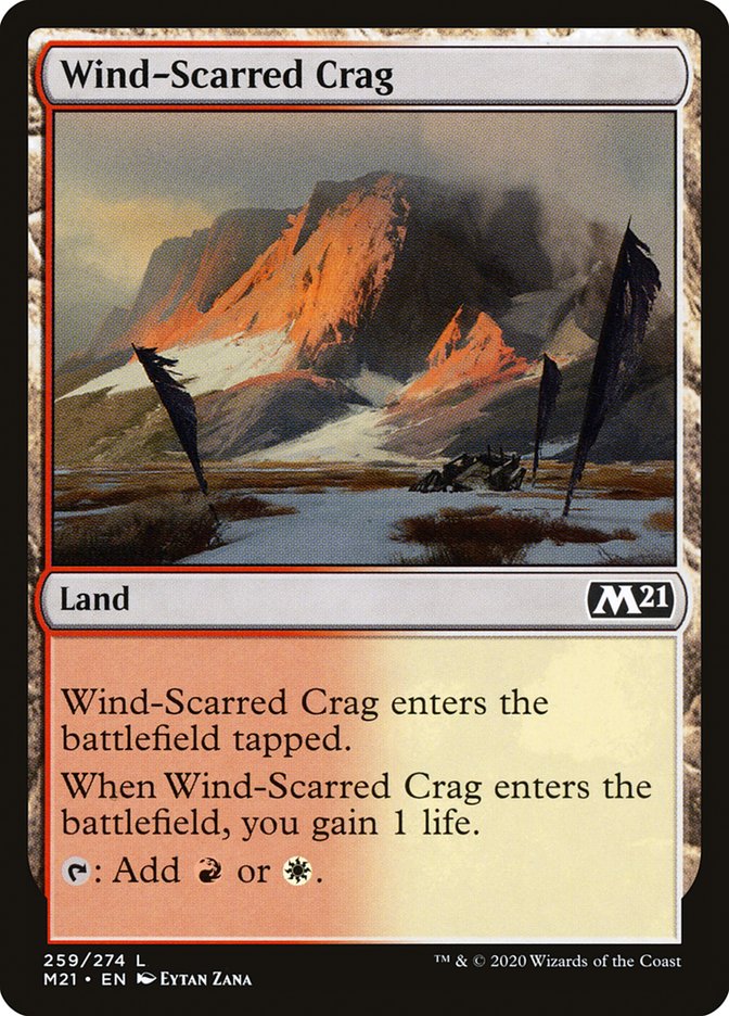 Wind-Scarred Crag [Core Set 2021] | Card Citadel