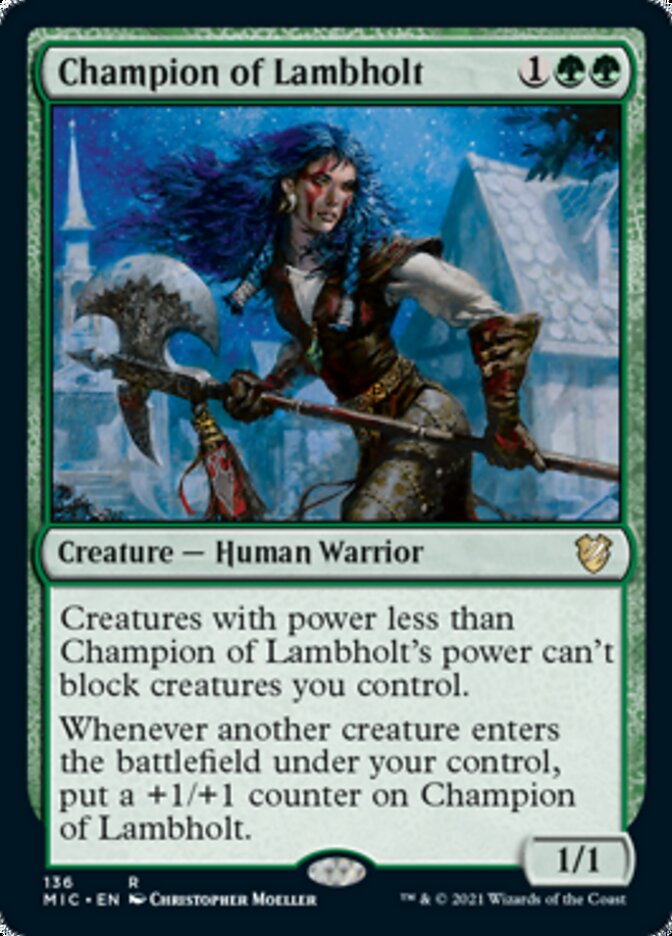 Champion of Lambholt [Innistrad: Midnight Hunt Commander] | Card Citadel