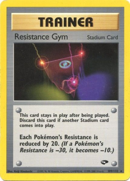 Resistance Gym (109/132) [Gym Challenge Unlimited] | Card Citadel