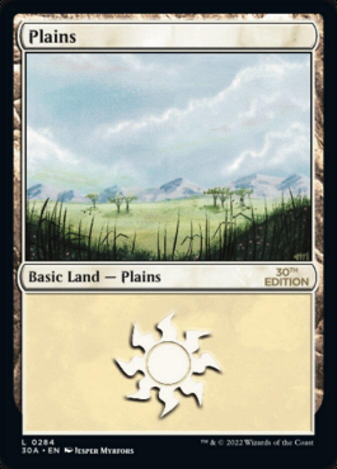 Plains (284) [30th Anniversary Edition] | Card Citadel