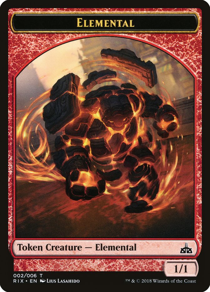 Elemental (002/006) [Rivals of Ixalan Tokens] | Card Citadel