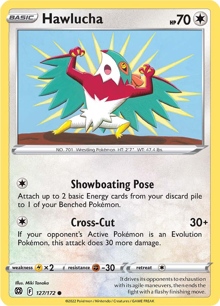Hawlucha (127/172) [Sword & Shield: Brilliant Stars] | Card Citadel