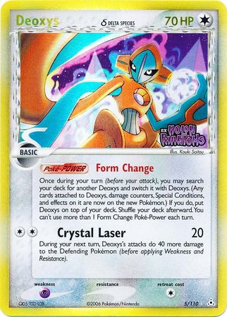 Deoxys (5/110) (Delta Species) (Stamped) [EX: Holon Phantoms] | Card Citadel