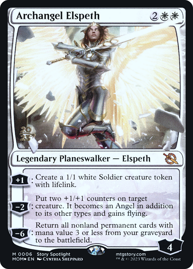 Archangel Elspeth [March of the Machine Prerelease Promos] | Card Citadel