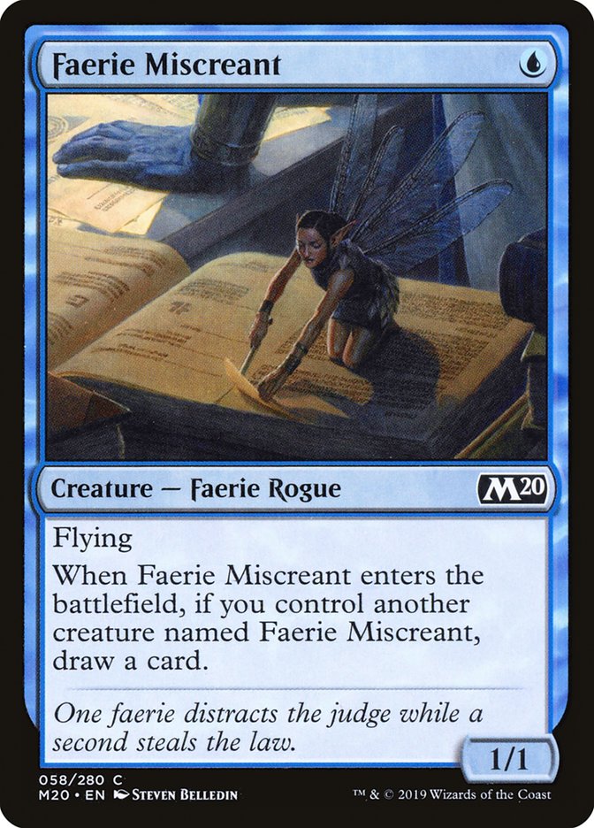 Faerie Miscreant [Core Set 2020] | Card Citadel