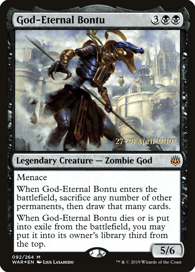 God-Eternal Bontu  [War of the Spark Prerelease Promos] | Card Citadel