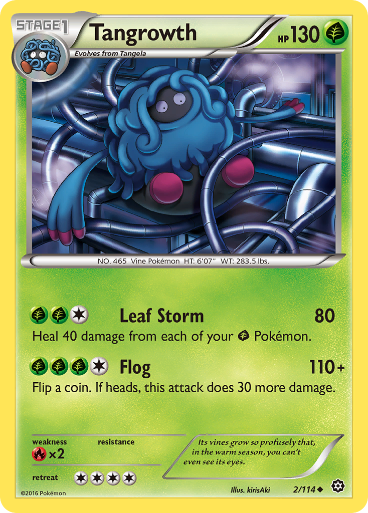 Tangrowth (2/114) [XY: Steam Siege] | Card Citadel