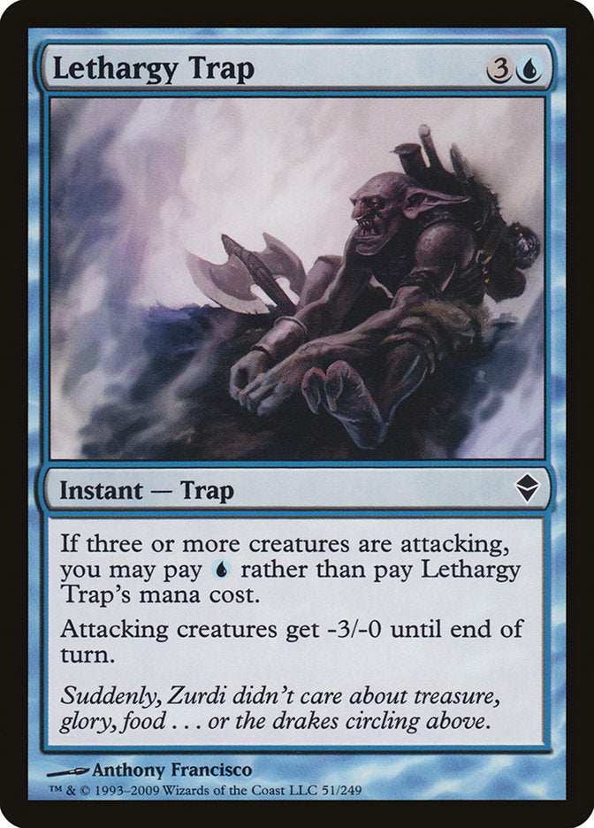 Lethargy Trap [Zendikar] | Card Citadel