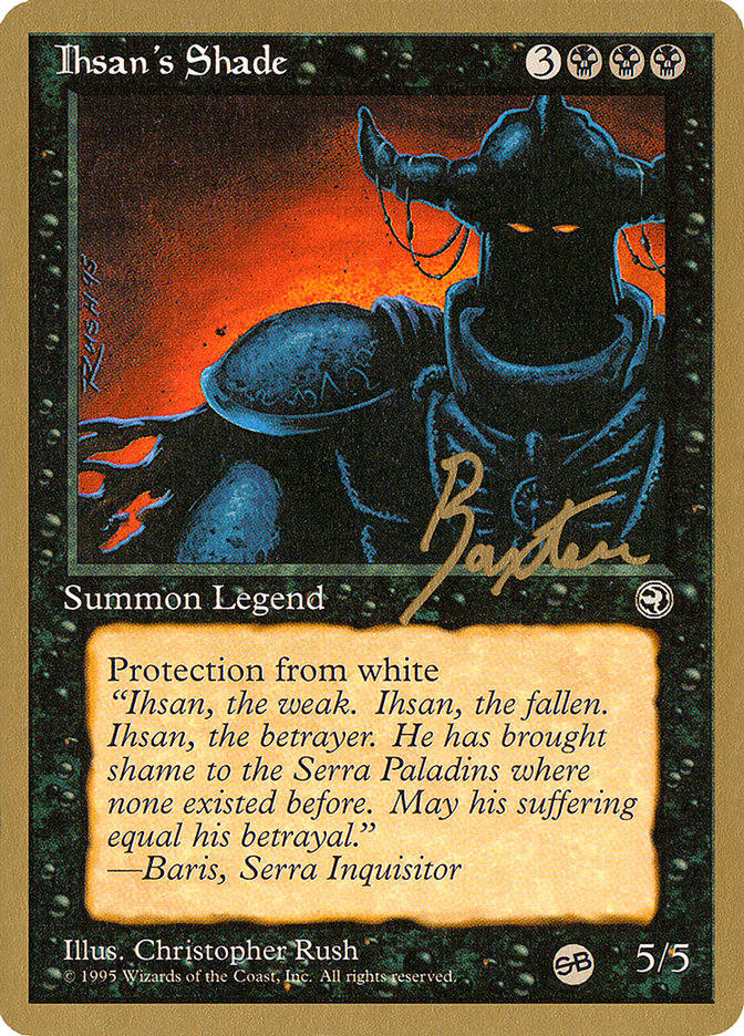 Ihsan's Shade (George Baxter) (SB) [Pro Tour Collector Set] | Card Citadel