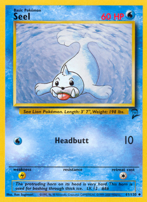 Seel (61/130) [Base Set 2] | Card Citadel