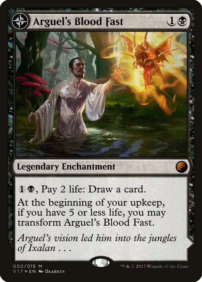 Arguel's Blood Fast // Temple of Aclazotz [From the Vault: Transform] | Card Citadel