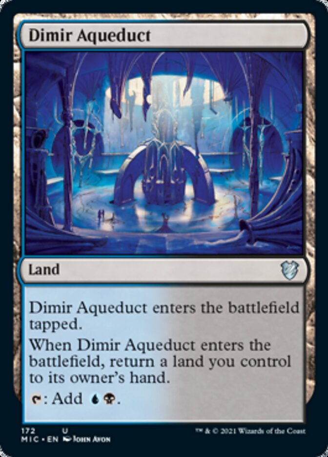 Dimir Aqueduct [Innistrad: Midnight Hunt Commander] | Card Citadel