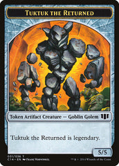 Daretti, Scrap Savant Emblem // Tuktuk the Returned Double-sided Token [Commander 2014 Tokens] | Card Citadel