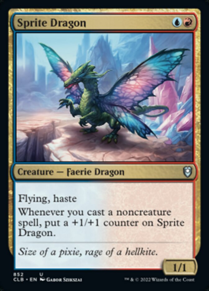 Sprite Dragon [Commander Legends: Battle for Baldur's Gate] | Card Citadel