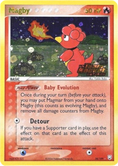 Magby (24/109) (Stamped) [EX: Team Rocket Returns] | Card Citadel