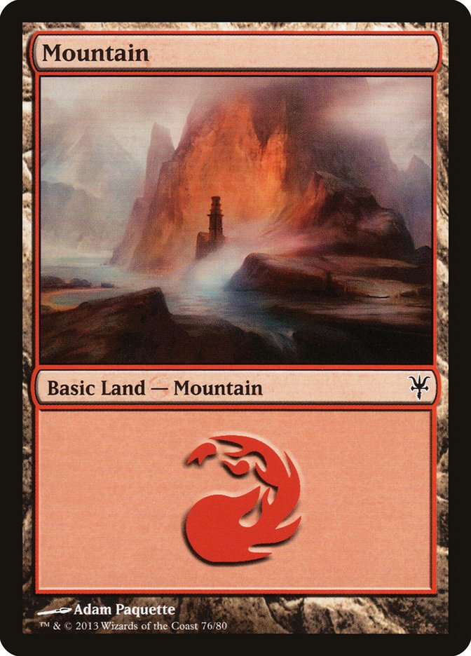 Mountain (76) [Duel Decks: Sorin vs. Tibalt] | Card Citadel