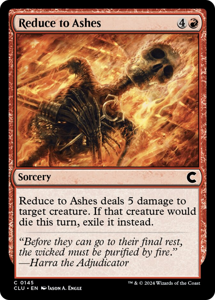 Reduce to Ashes [Ravnica: Clue Edition] | Card Citadel