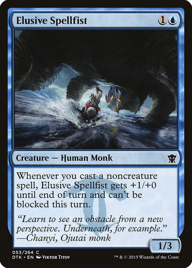 Elusive Spellfist [Dragons of Tarkir] | Card Citadel