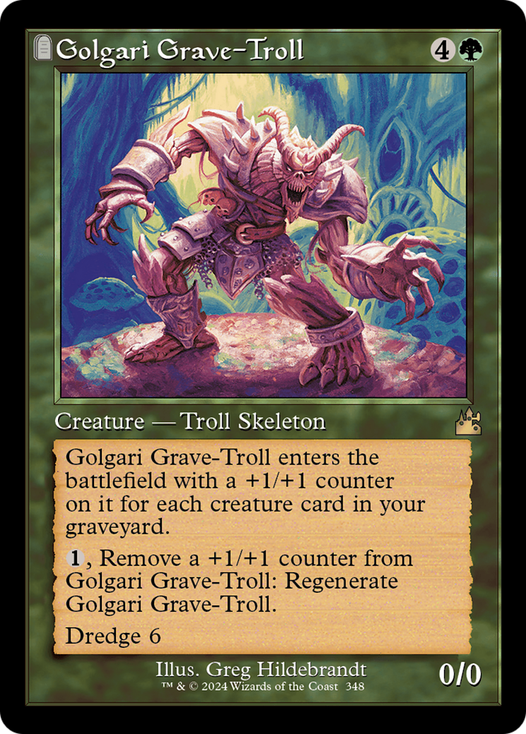 Golgari Grave-Troll (Retro Frame) [Ravnica Remastered] | Card Citadel