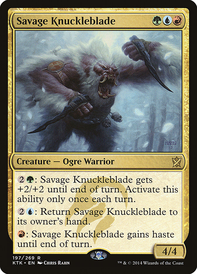 Savage Knuckleblade [Khans of Tarkir] | Card Citadel