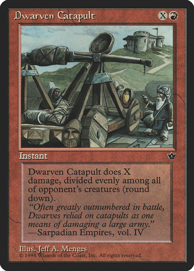 Dwarven Catapult [Fallen Empires] | Card Citadel