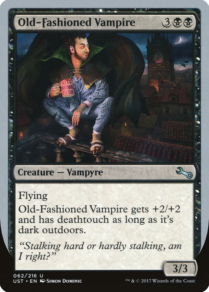 Old-Fashioned Vampire [Unstable] | Card Citadel