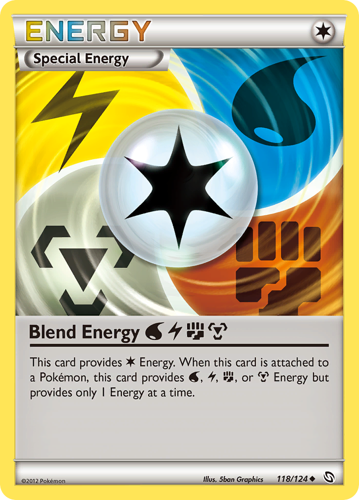 Blend Energy WaterLightningFightingMetal (118/124) [Black & White: Dragons Exalted] | Card Citadel
