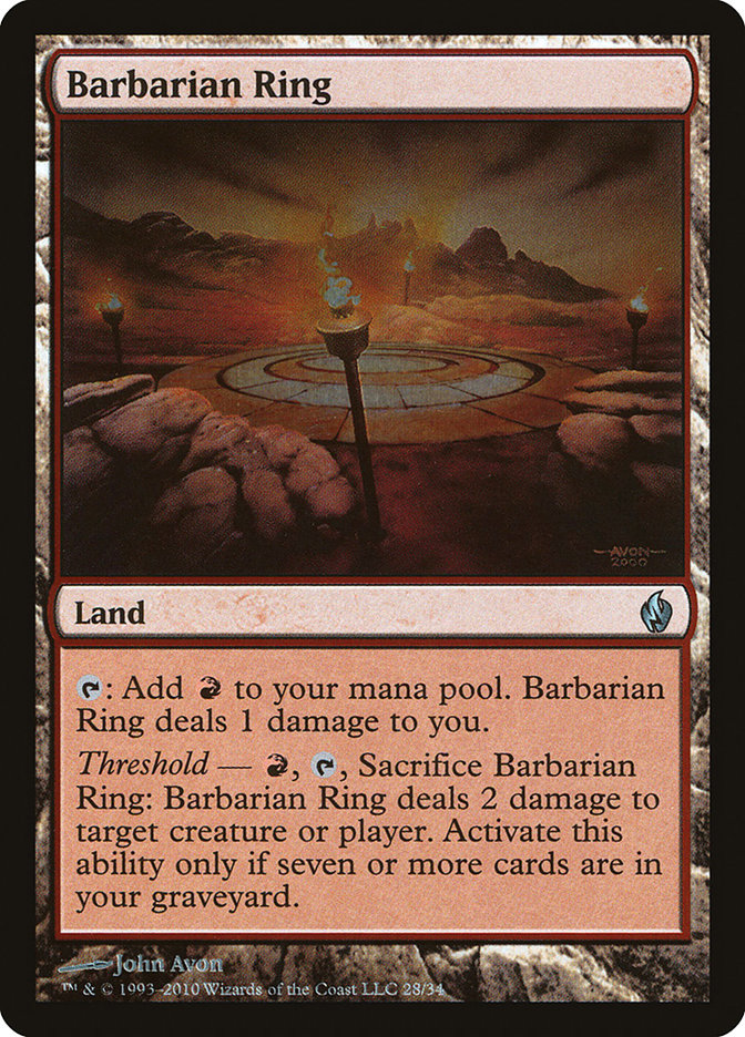 Barbarian Ring [Premium Deck Series: Fire and Lightning] | Card Citadel