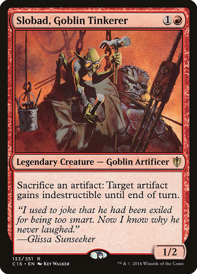 Slobad, Goblin Tinkerer [Commander 2016] | Card Citadel