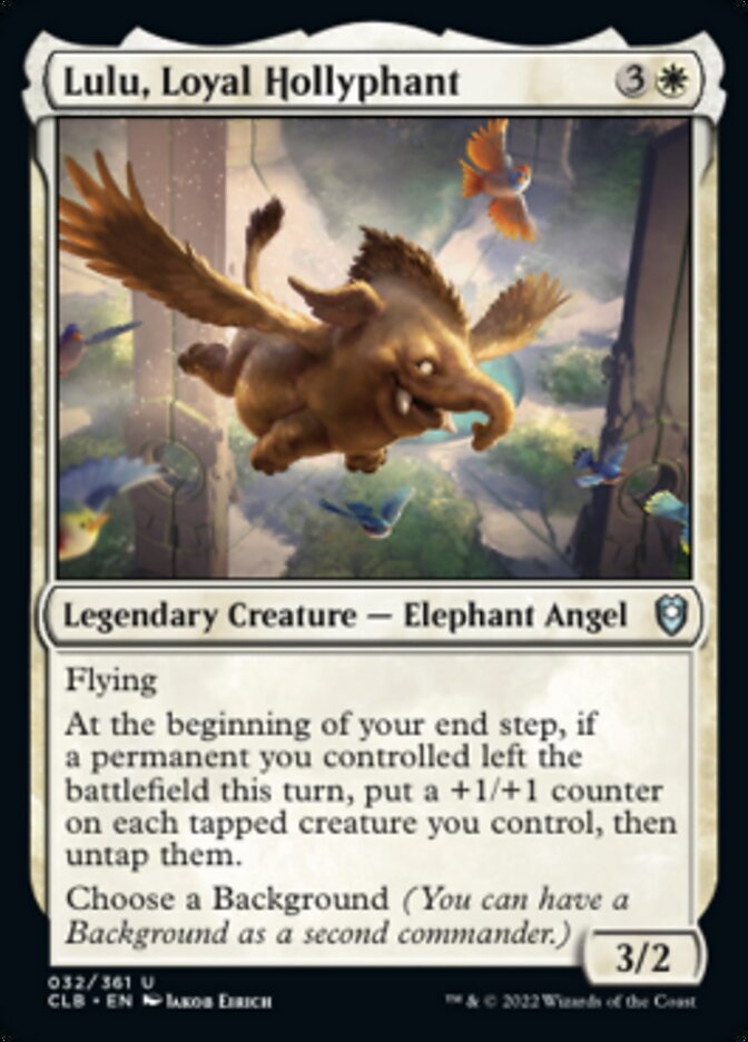 Lulu, Loyal Hollyphant [Commander Legends: Battle for Baldur's Gate] | Card Citadel