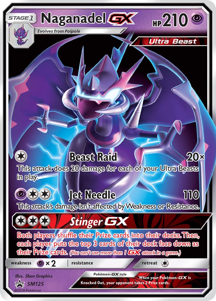 Naganadel GX (SM125) [Sun & Moon: Black Star Promos] | Card Citadel