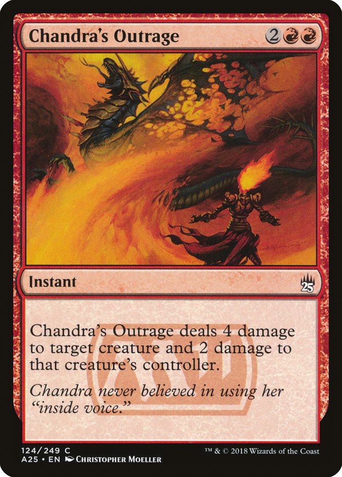 Chandra's Outrage [Masters 25] | Card Citadel