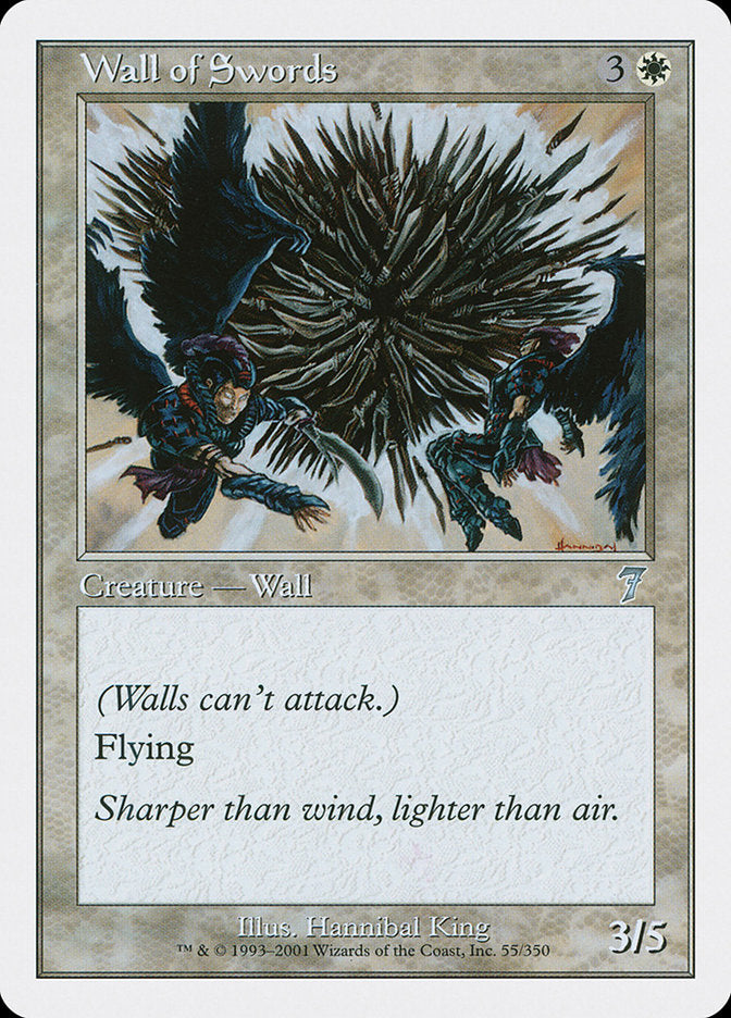 Wall of Swords [Seventh Edition] | Card Citadel