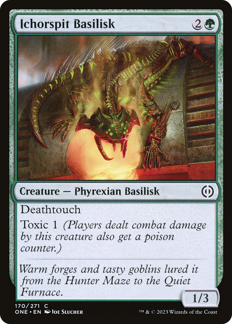 Ichorspit Basilisk [Phyrexia: All Will Be One] | Card Citadel