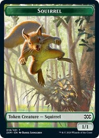 Squirrel // Thopter (008) Double-sided Token [Double Masters Tokens] | Card Citadel