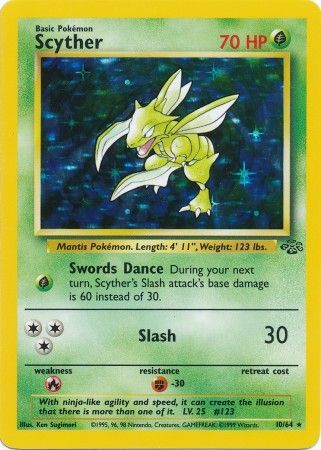 Scyther (10/64) [Jungle Unlimited] | Card Citadel