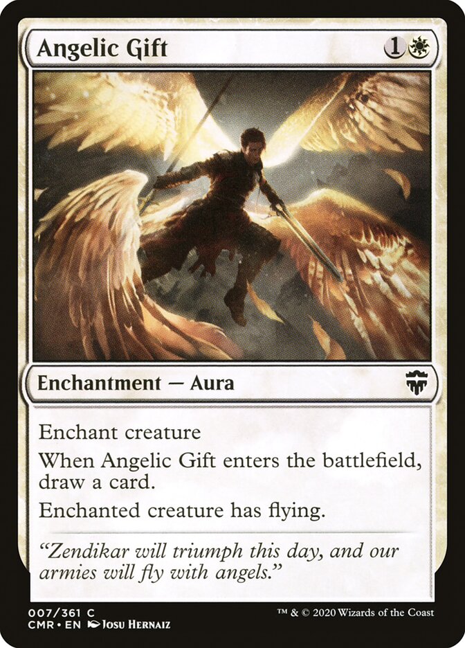 Angelic Gift [Commander Legends] | Card Citadel