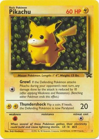 Pikachu (1) (Promo) [Wizards of the Coast: Black Star Promos] | Card Citadel