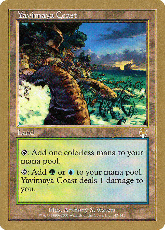 Yavimaya Coast (Raphael Levy) [World Championship Decks 2002] | Card Citadel