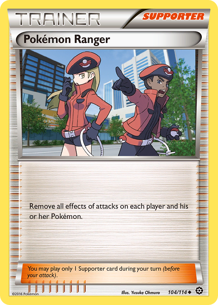 Pokemon Ranger (104/114) [XY: Steam Siege] | Card Citadel