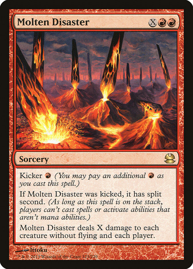 Molten Disaster [Modern Masters] | Card Citadel