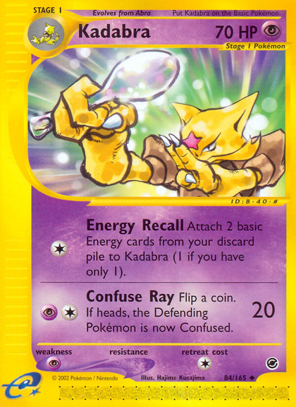 Kadabra (84/165) [Expedition: Base Set] | Card Citadel