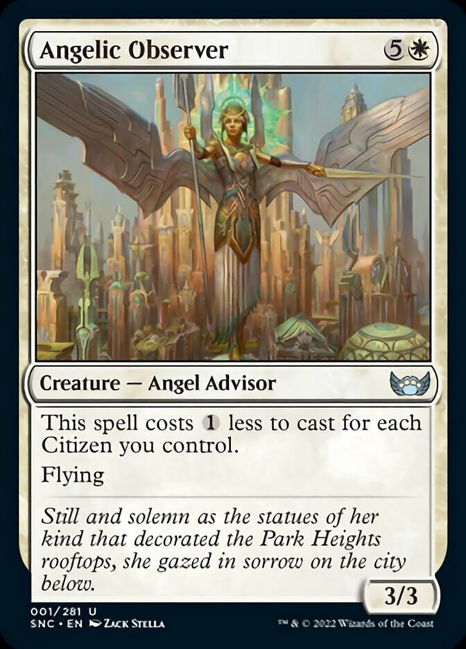 Angelic Observer [Streets of New Capenna] | Card Citadel