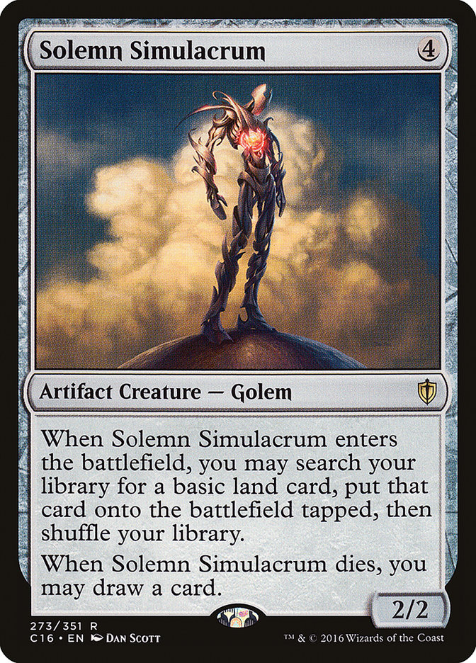 Solemn Simulacrum [Commander 2016] | Card Citadel