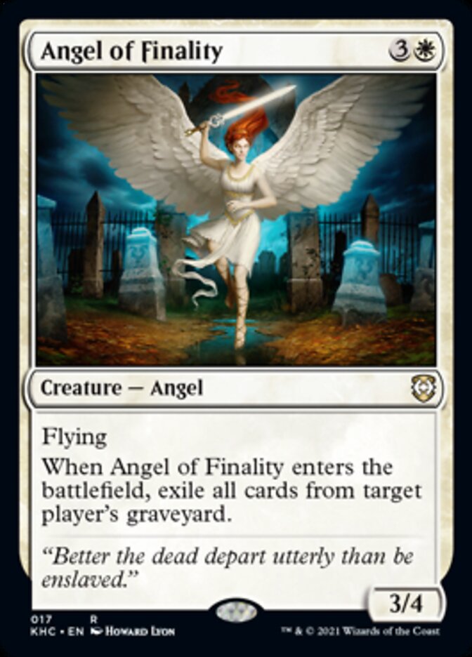 Angel of Finality [Kaldheim Commander] | Card Citadel