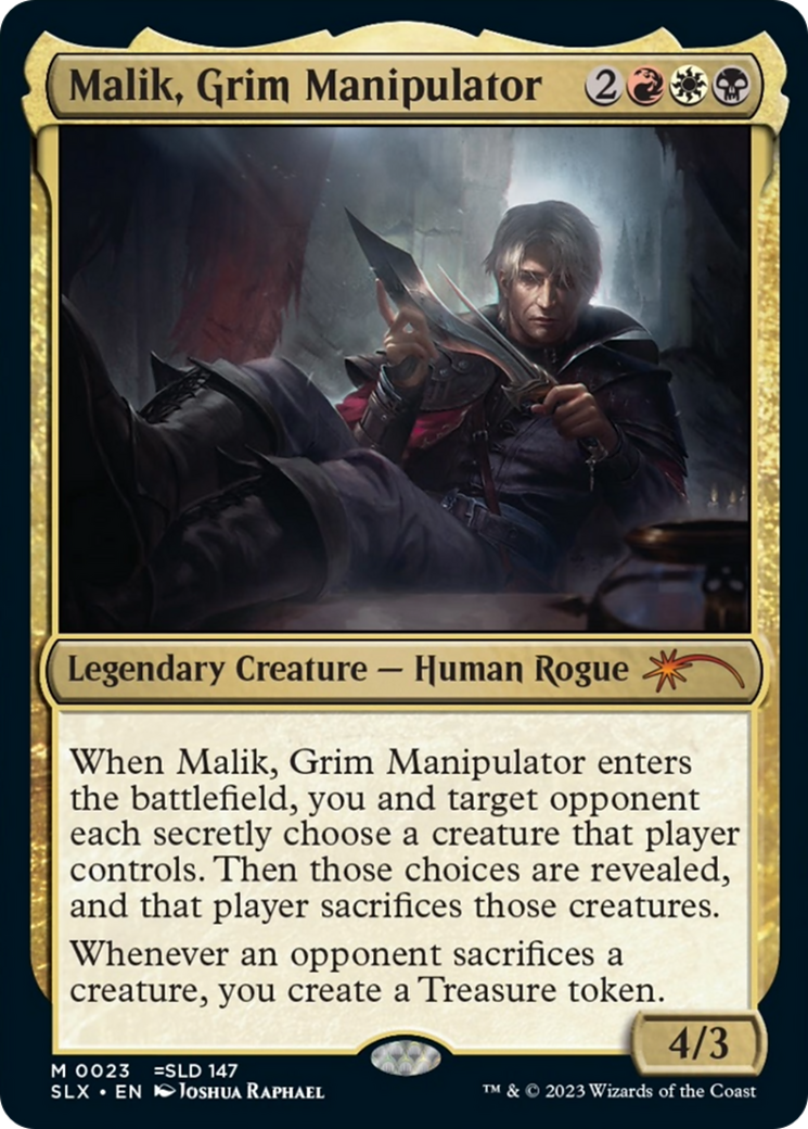 Malik, Grim Manipulator [Secret Lair: Universes Within] | Card Citadel