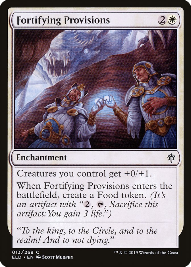 Fortifying Provisions [Throne of Eldraine] | Card Citadel