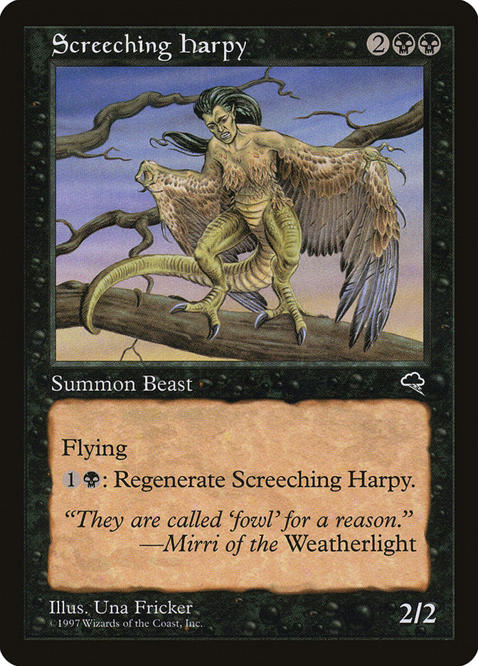 Screeching Harpy [Tempest] | Card Citadel