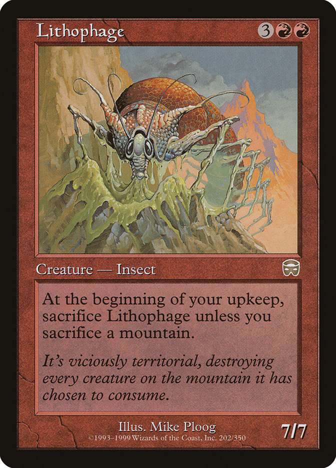 Lithophage [Mercadian Masques] | Card Citadel